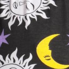 black - astro moon sky