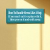 Slickblue Funny Dog Quote Wood Sign – Handle Stress Like A Dog – Rustic Pet Humor Wall Decor – 7x18 - 2 of 3