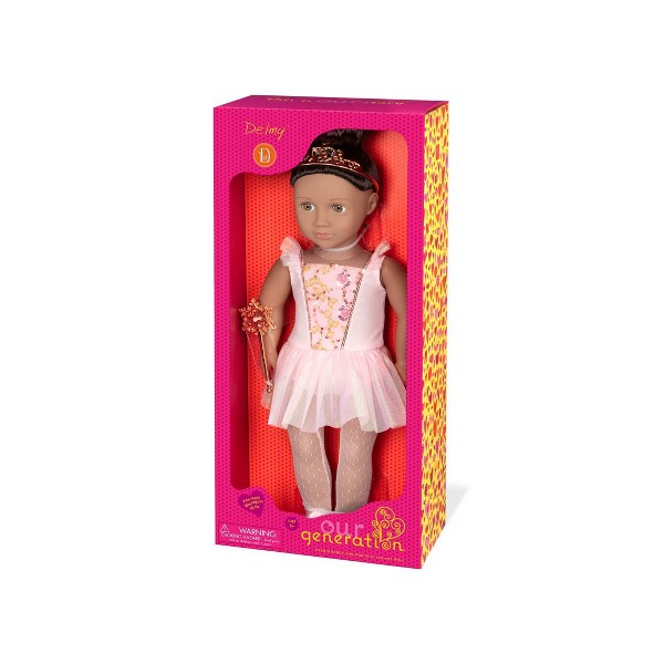 Muñeca Our Generation Delmy de 18" con Tiara y Varita, Hada del Azúcar 8