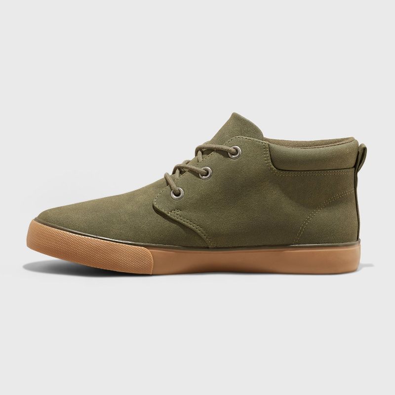 Men&#39;s Dax Mid-Top Sneakers - Goodfellow &#38; Co&#8482; Olive Green 11, 2 of 4