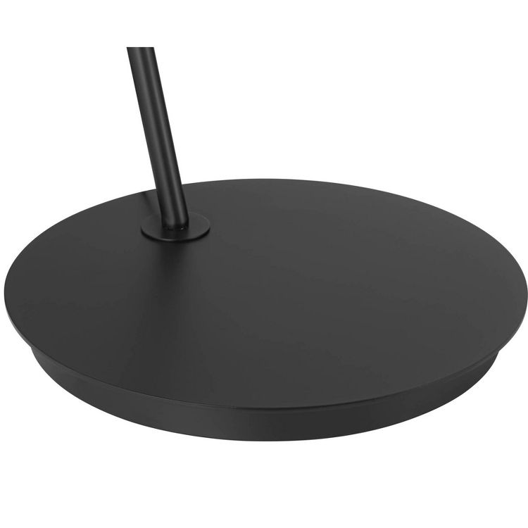Possini Euro Design Allura Modern 79" Tall Arc Floor Lamp Matte Black Metal 3-Ring Swivel LED Light for Living Room Reading Bedroom House, 6 of 9
