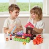 VEVOR Magnetic Blocks, 100 PCS Dark Castle Set, Magnetic Building Cubes for Kids, STEM Montessori Sensory Toys, Multicolored - 2 of 4