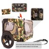 coucheta Dog Bike Trailer Cargo, Pet Carrier with Quick Release Wheels for Small Medium Dogs 66lb, Foldable Bike Wagon with Internal Leash - 3 of 4