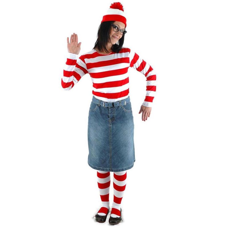 Elope Where's Waldo Wenda Costume Kit Adult, 1 of 2