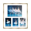 PosterPalooza | Metallic Gold Bronze Finish Collage Frame - White Mat, 20 Frame Sizes, UV Acrylic - 4 of 4
