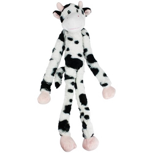 Multipet Swingin Slevin Cow Dog Toy White black Target