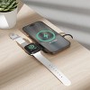 Just Wireless 2-in-1 Portable Wireless Charger - Black - 2 of 4