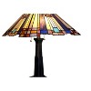 Chloe Lighting Flare Tiffany-style 2 Light Mission Table Lamp 15" Shade - 2 of 3
