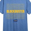 Blockbuster Title and Logo Women's Royal Blue Heather Graphic Tee - 2 of 3