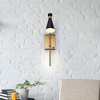 Nuvo Lighting Prospect 1 - Light Sconce in  Matte White/Burnished Brass - 2 of 4