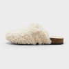 Girls' Faux-Shearling Loafer Slippers - Cat & Jack™ Ivory - 2 of 4