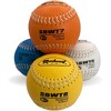 Markwort 12" Weighted Training Softball Set – Set of 4 Balls (5 oz, 6 oz, 7 oz, 8 oz) – Leather Cover - 3 of 3