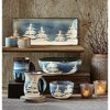 tagltd Winter Rustic Forest Themed Serving Bowl 9.6H x 9.5L x 3.5W in. - 2 of 2