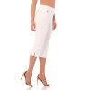 Rekucci Women's Pull-On Mid-Rise Straight-Leg Capri Pants with Tummy Control and Hidden Pocket - 2 of 4