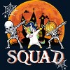 Men's Design By Humans Halloween Squad Skeleton Unicorn Dabbing By dodorindesign Tank Top - 2 of 3