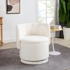 CAVINAS 360-Degree Swivel Chair, Back Sofa Chair with Storage Space, Swivel Barrel Chair, Accent Chair for Living Room - 2 of 4