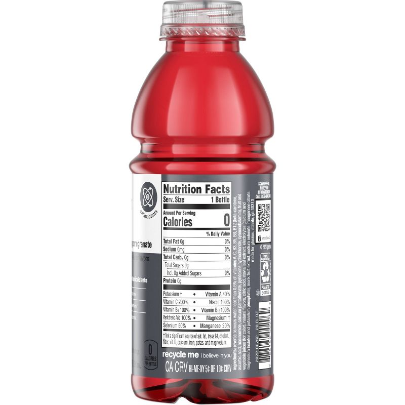 vitaminwater zero xxx a&#231;ai- blueberry-pomegranate - 20 fl oz Bottle, 6 of 7