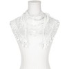 INSPIRE CHIC Women's Crochet Tassel Triangle Shawl Fashion Scarves - 2 of 4