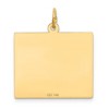 Black Bow Jewelry 14k Yellow Gold Saturday Start Perpetual Calendar Charm Pendant, 22mm - 3 of 4
