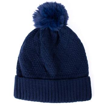 Sonic Flat Embroidery Blue Aop Jacquard Acrylic Knit Beanie : Target
