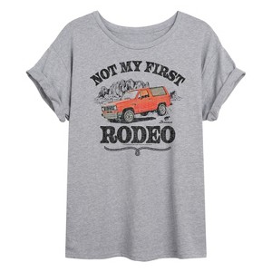 Women's - Ford - Not My First Rodeo 1983 Bronco Oversized Graphic T-Shirt - 1 of 4