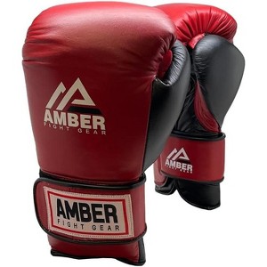 Renegade v1.0 Pro Hook & Loop Leather Boxing Gloves – Durable, Ideal for Sparring & Heavy Bags, Shock Absorption, Ventilation, Optimal Fit - 1 of 4
