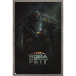 Trends International Star Wars: The Book of Boba Fett - Teaser Framed Wall Poster Prints - 1 of 4