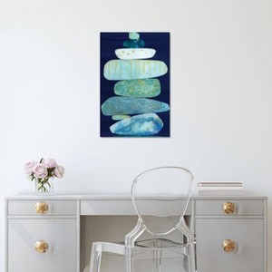 iCanvas Stone Blue by Jane Monteith Canvas Print Wall Art - 1 of 3