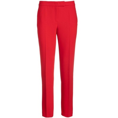 Anne Klein Womens Solid Casual Trouser Pants