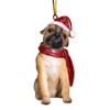 Design Toscano Pug Holiday Dog Ornament Sculpture - 2 of 2