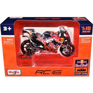 KTM RC16 Motorcycle #33 Brad Binder MotoGP "Red Bull KTM Factory Racing" 1/18 Diecast Model by Maisto - 1 of 1