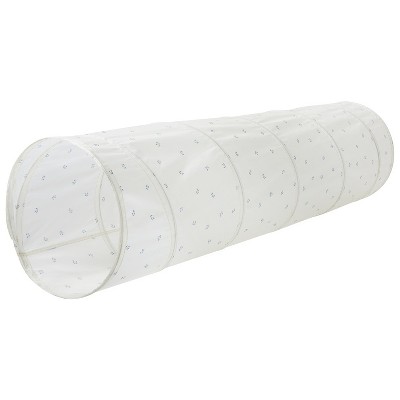 3 Sprouts Kids Recycled Fabric Play Tunnel - Blueberry Ivory