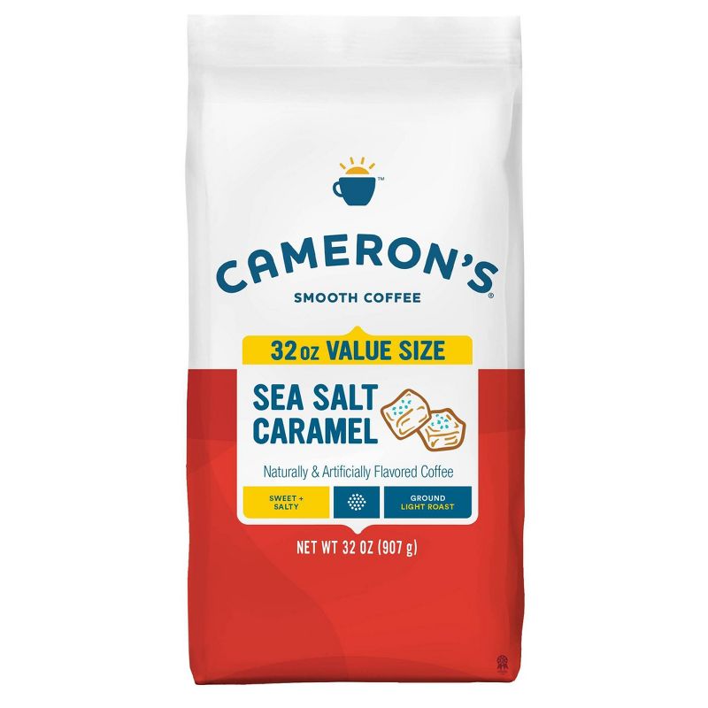 Cameron&#39;s Coffee Sea Salt Caramel Light Roast Ground Coffee - 32oz, 3 of 9
