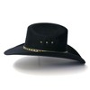 Western Express Black Felt Western Cattleman Hat - 3 of 4