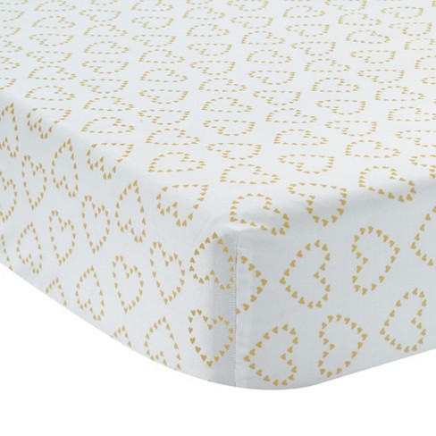 Lambs Ivy Confetti Fitted Crib Sheet White Target