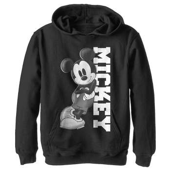 Boy's Disney Mickey Lean Pull Over Hoodie