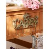 2.13" Indoor/Outdoor Garden Wall Hook Cast Iron Plant Stand Brown - Zingz & Thingz: Rectangle Novelty Planter Holders, No Assembly Required - 4 of 4