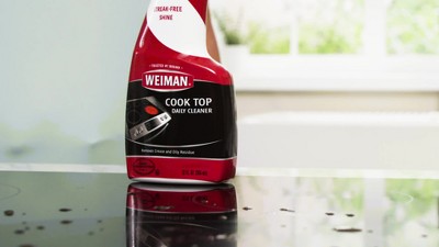 Weiman Ceramic and Glass Cooktop Cleaner - Heavy Duty Cleaner and
