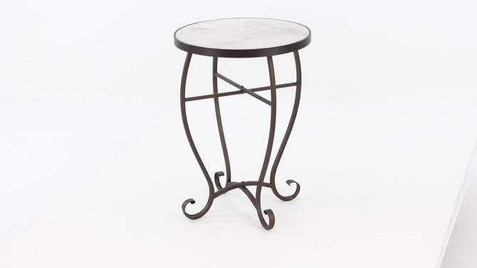 Traditional Accent Table Cream - Olivia &#38; May, 2 of 9, play video