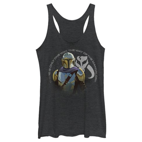 Women's Star Wars The Mandalorian Mandalore Way Racerback Tank Top - image 1 of 4