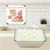Courtside Market Strawberry Shortcake Christmas Wishes 20 oz Candy Dish Candle - 3 of 3