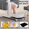 Reclining Pedicure Chair Sofa with Stool, Footrest & Massage Foot Basin,for Foot Bath Pedicure Chairs, Beauty Spa Salon - 4 of 4