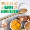 Maplefield [2 Pack] Dual Purpose Egg Cracker Tool & Spoon Rest for Kitchen Counter - Egg Breaker Tool - Ceramic Spoon Holder - 4 of 4