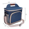 REGALWOVEN Oxford Leakproof Wipe Clean Adjustable Shoulder Strap Lunch Bags 11.8 x 7.9 x 9.4 Inches - 2 of 4
