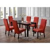 Kings Brand Furniture Pentam Faux Leather Upholstery Kitchen Dinette Dining Room Side Chairs, Set of 2 - 2 of 4