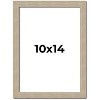 PosterPalooza | 10x14 Thin Barnwood Picture Frame, UV Acrylic, 2 Finishes - Grey and Black - 2 of 4