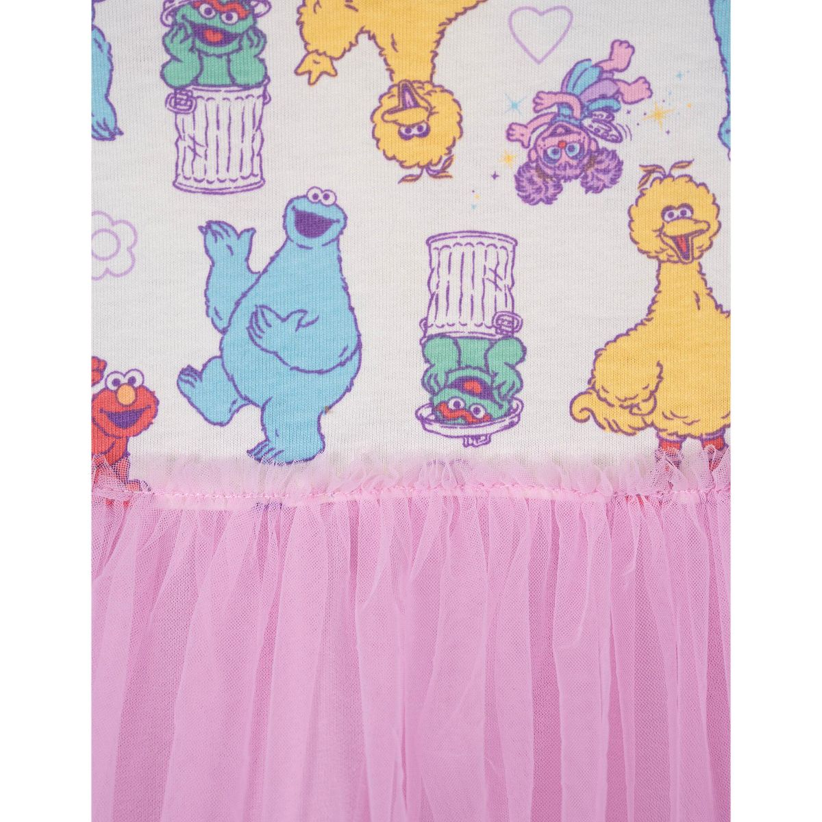 Sesame Street Toddler Girls' Short Sleeve Tulle Tutu Dress - thumbnail 9