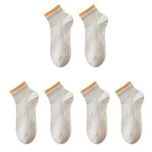 Anna-Kaci 3-Pack Women's Mid-Ankle Sports Socks with Silicone Non-Slip Grip and Breathable Comfort - 1 of 4