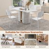 Tangkula Dining Chair Set of 2 w/Ergonomic Backrest & Wide Seat Stackable Kitchen Chairs - 4 of 4