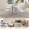 Tangkula Dining Chair Set of 2 w/Ergonomic Backrest & Wide Seat Stackable Kitchen Chairs - image 4 of 4